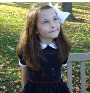 White Grosgrain Hair Bow