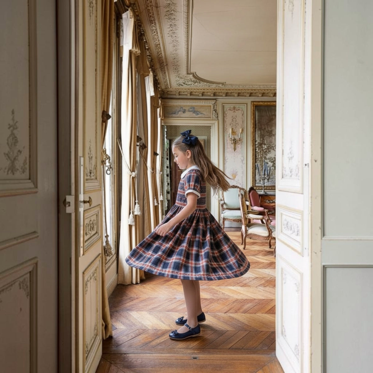 Annabelle Hand Smocked Dress