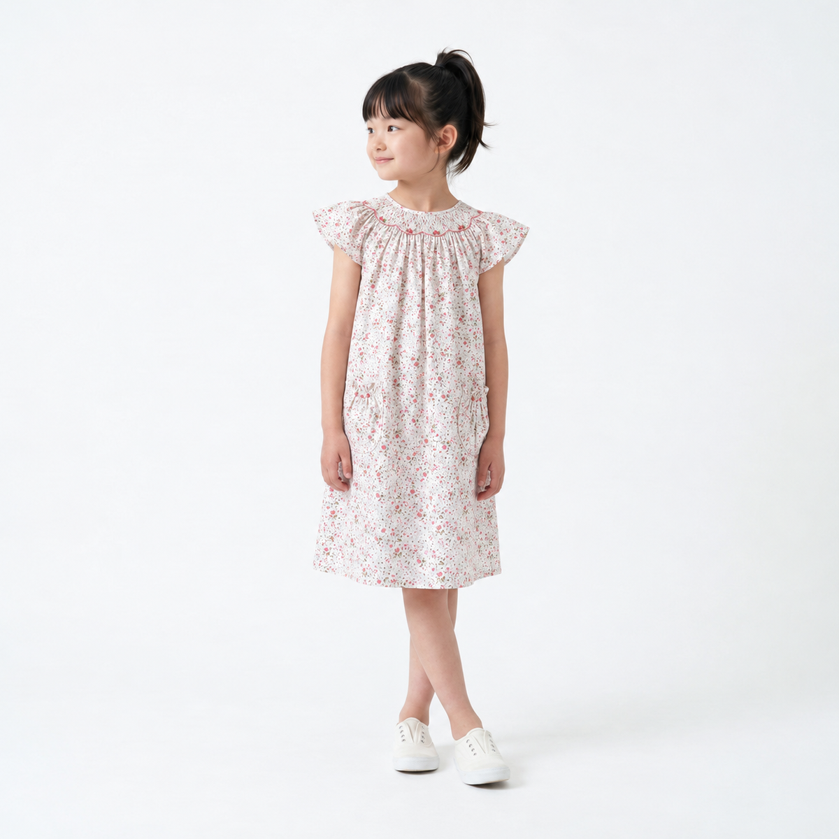Alice Hand Smocked Bishop Dress
