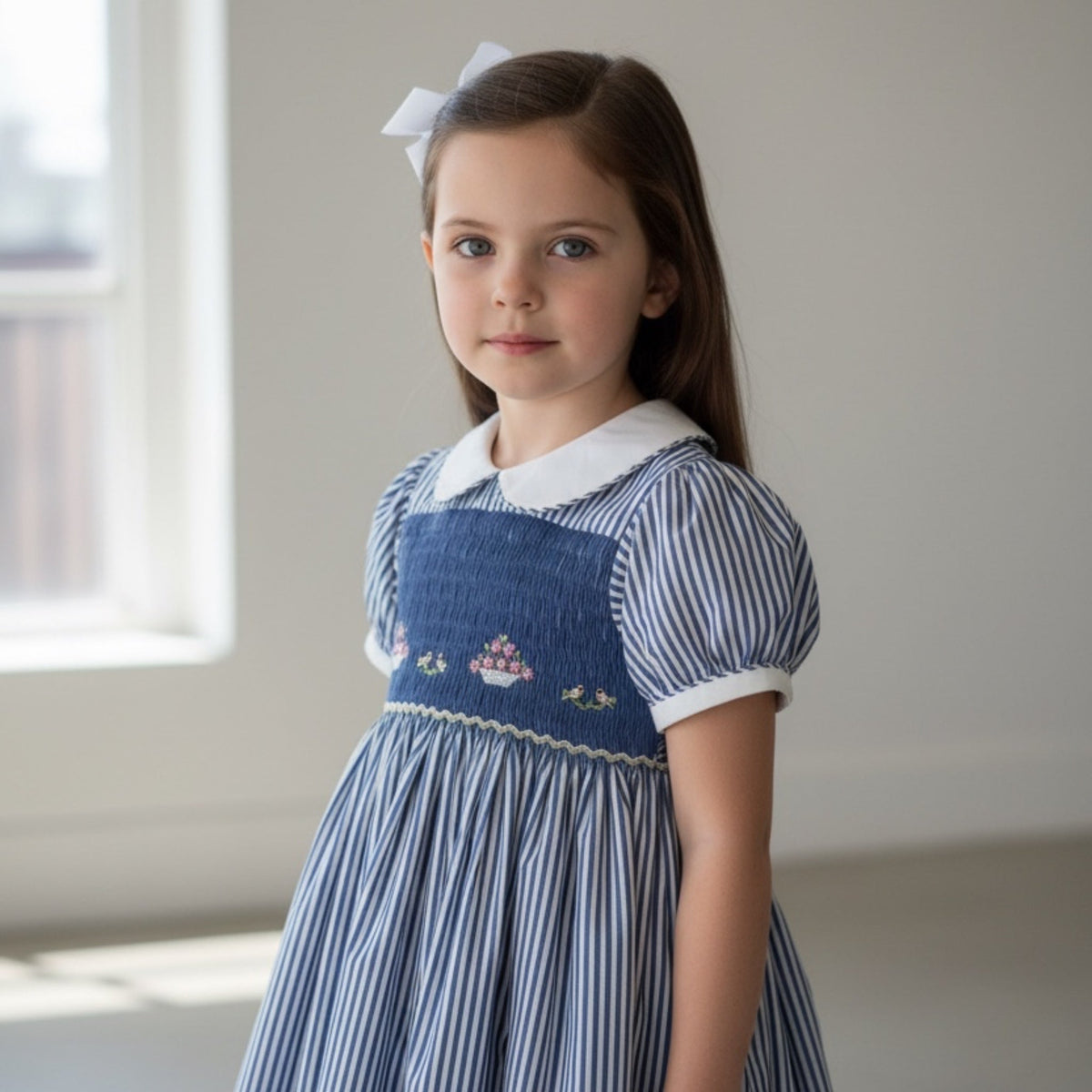 Eileen Hand Smocked Dress