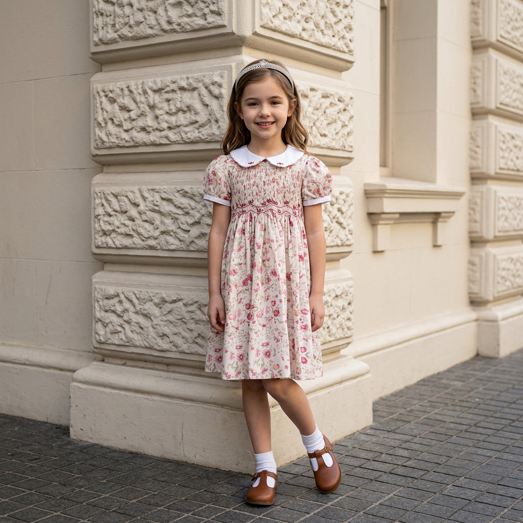 Rosemary Hand Smocked Dress