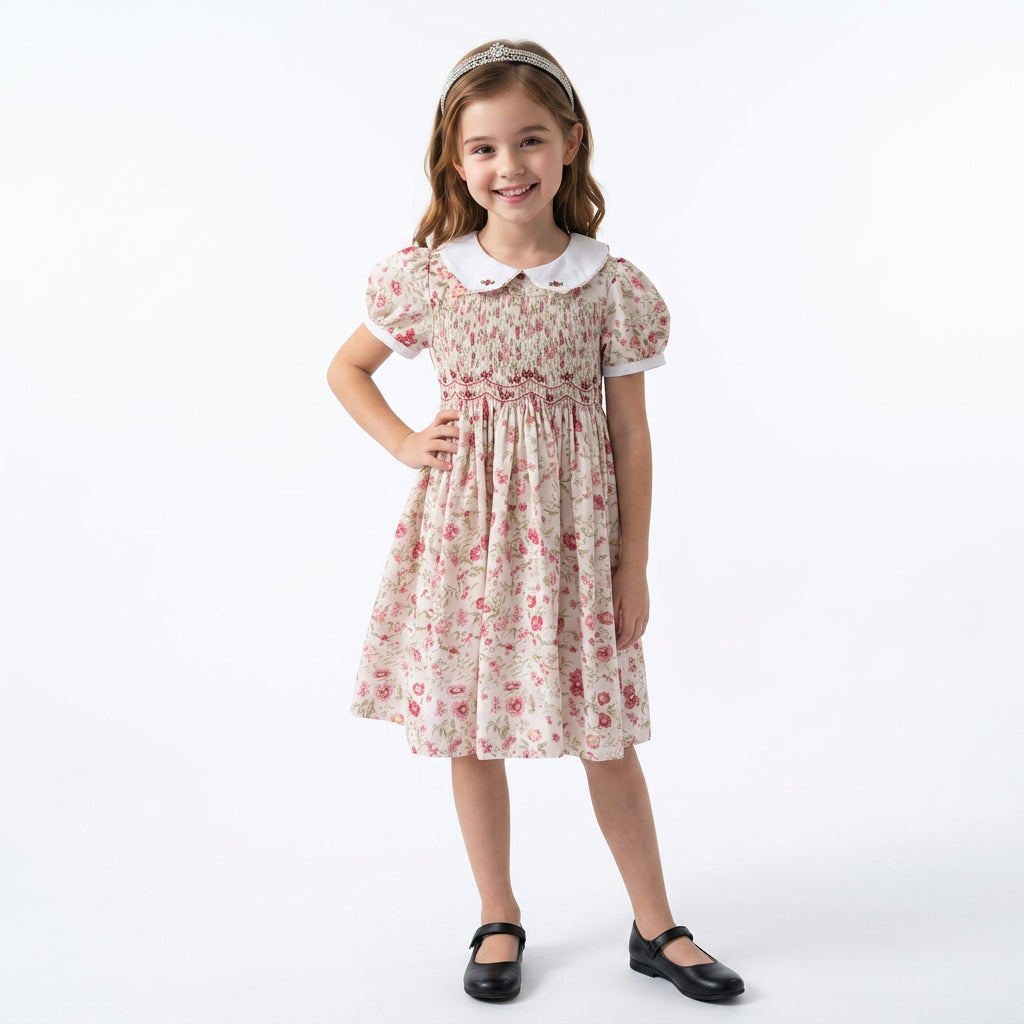Rosemary Hand Smocked Dress