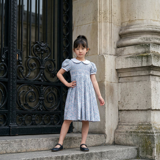 Violet Hand Smocked Dress