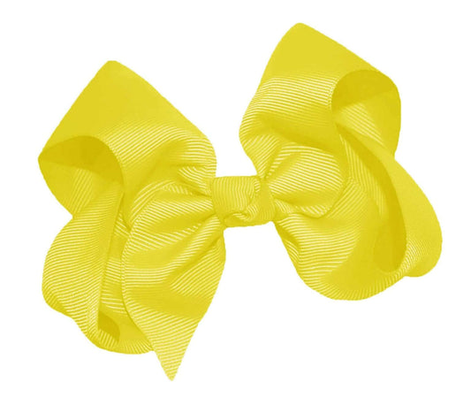 Yellow Grosgrain Hair Bow
